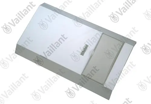 Vaillant Verkleidung in rechteckiger Form, mit klarer Front und seitlichem Einschub, geeignet zur Abdeckung von Heizgeräten oder ähnlichem Zubehör.